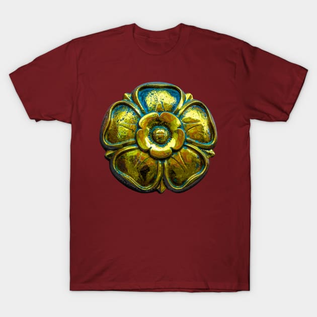 Brass Rose T-Shirt by dalyndigaital2@gmail.com